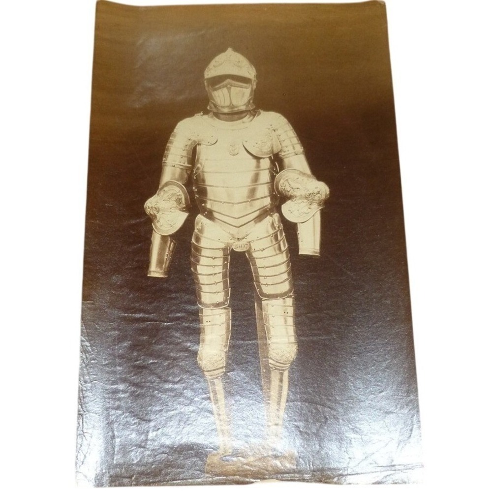 Rare 1866 Jane Clifford Albumen Print Spanish Royal Armory Madrid Armor Plate
